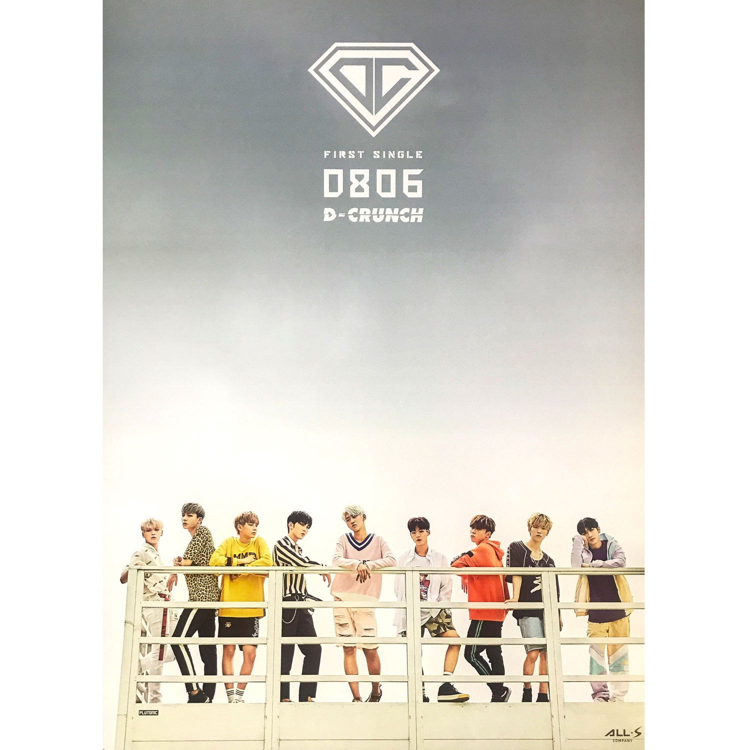 디크런치 | D-CRUNCH | 1ST SINGLE ALBUM [ 0806 ] | (VERSION 2) POSTER ONLY