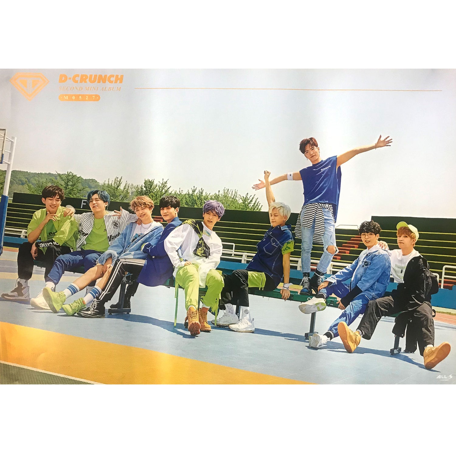 디크런치 | D-CRUNCH | 2ND MINI ALBUM [ M0527 ] | (VERSION 2) POSTER ONLY