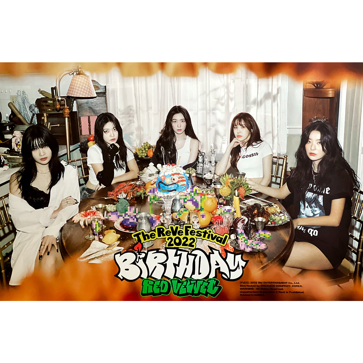 레드벨벳 | RED VELVET | MINI ALBUM [ THE REVE FESTIVAL 2022 : BIRTHDAY ] | (CAKE VER. A) POSTER ONLY