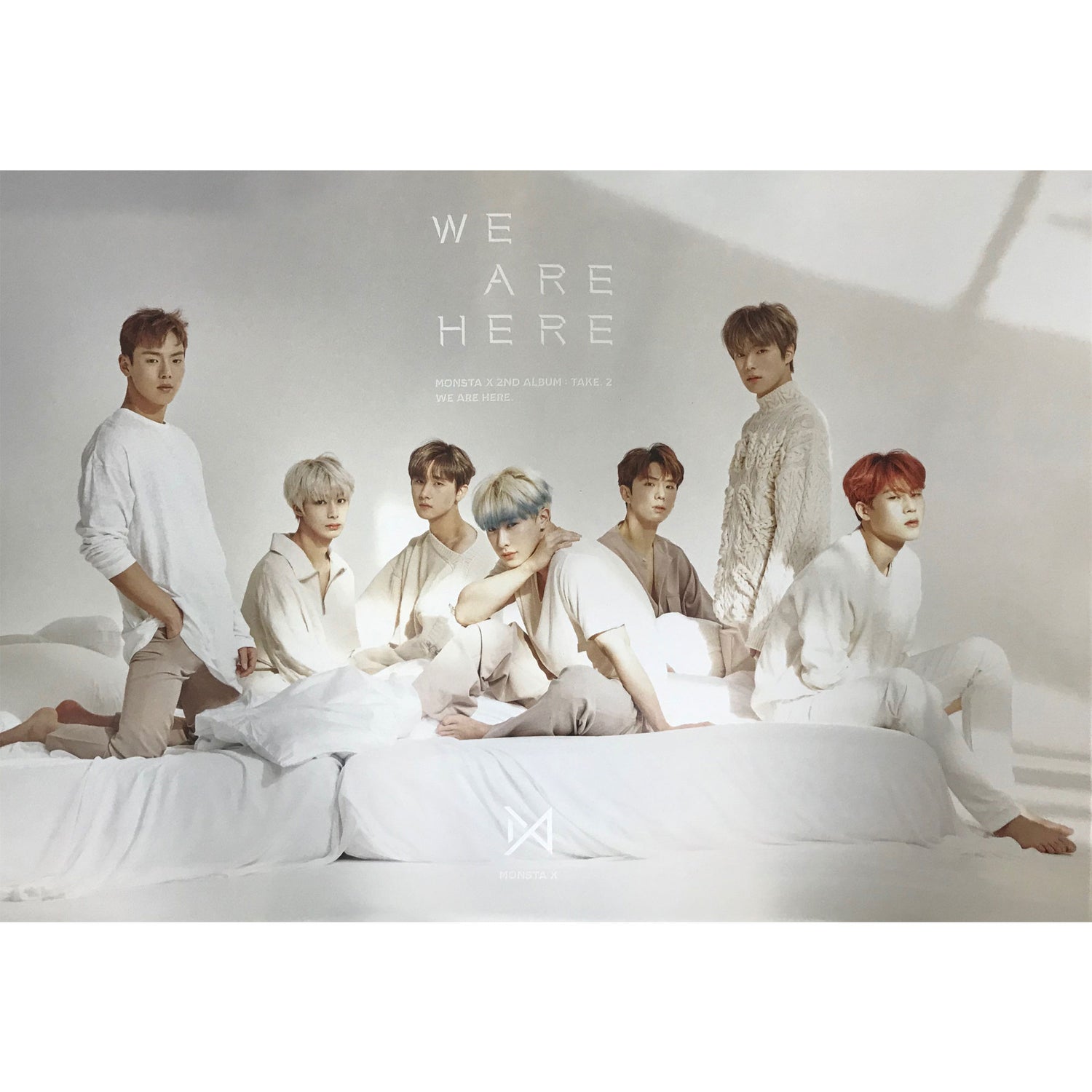 몬스타 엑스 | MONSTA X | 2ND ALBUM [ TAKE 2. WE ARE HERE ] | POSTER ONLY