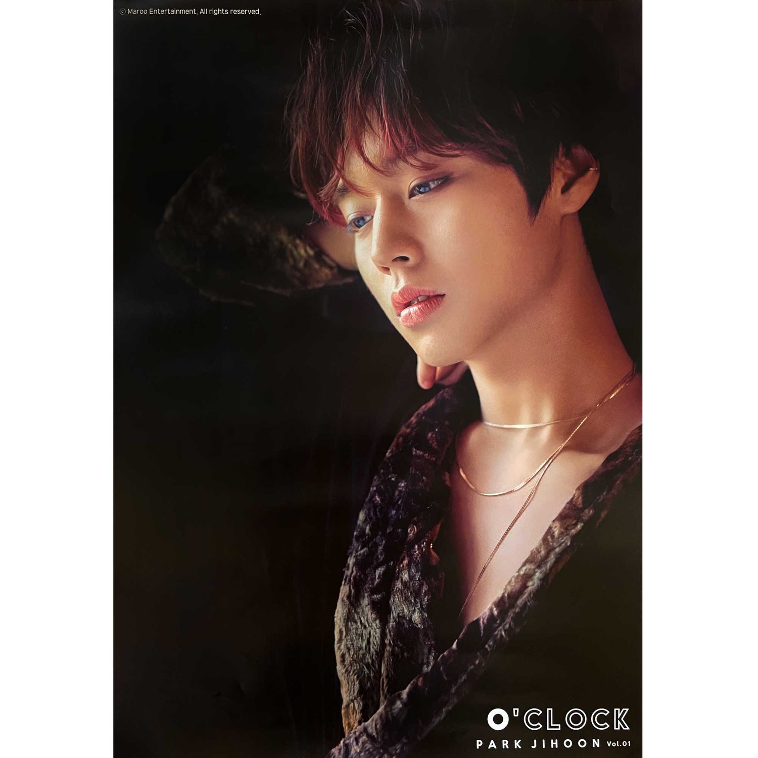 박지훈 | PARK JIHOON | 1ST MINI ALBUM [ O'CLOCK ] | (B VER.) POSTER ONLY