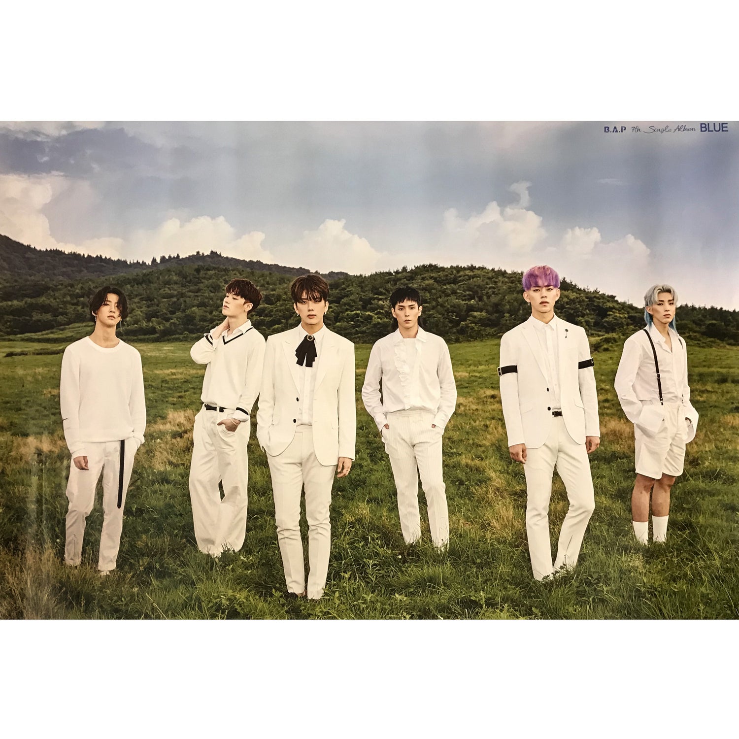 비에이피 | B.A.P | 7TH SINGLE ALBUM [ BLUE ] | (A VER.) POSTER ONLY