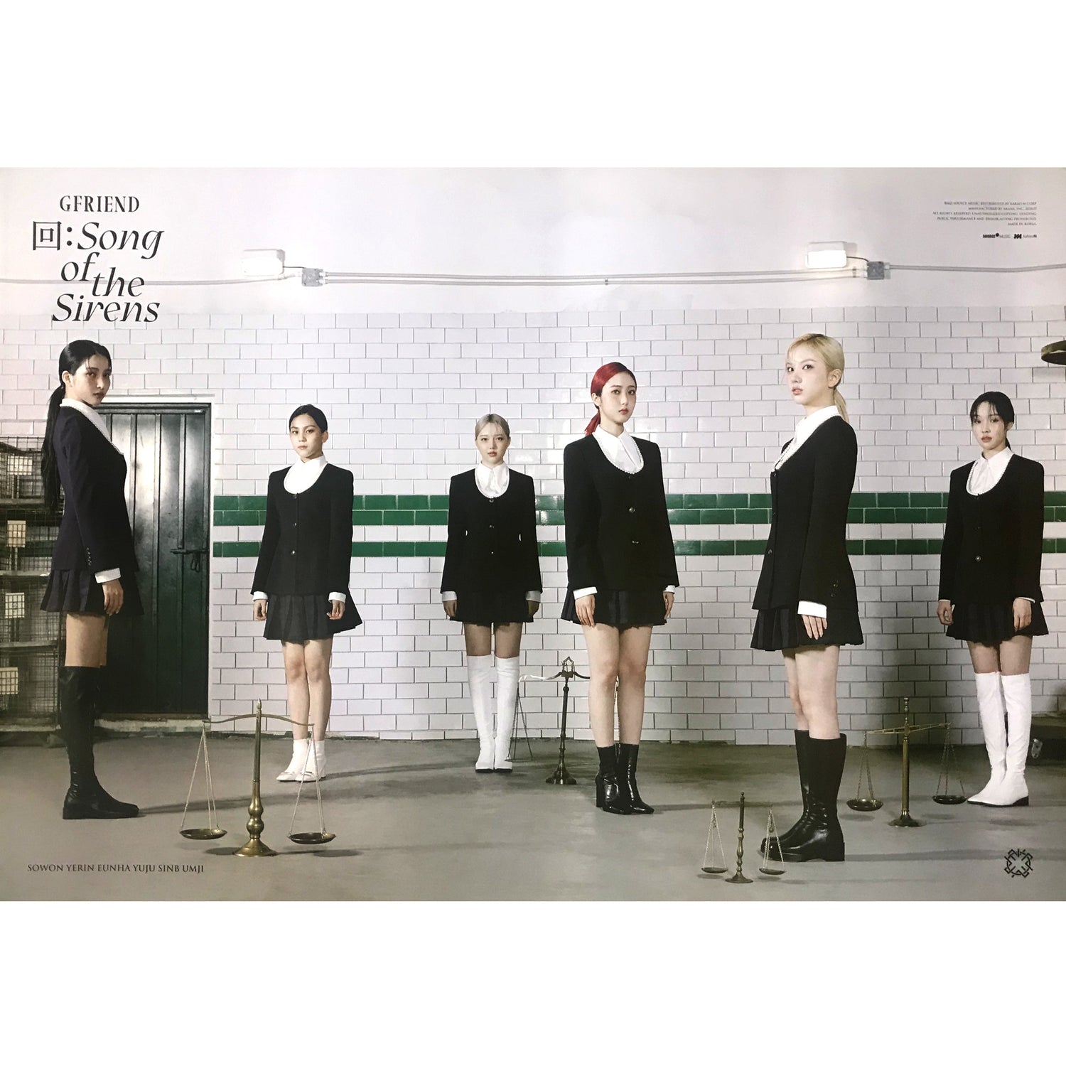 여자친구 | GFRIEND | 9TH MINI ALBUM [ 回:SONG OF THE SIRENS ] | (TILTED VER.) POSTER ONLY