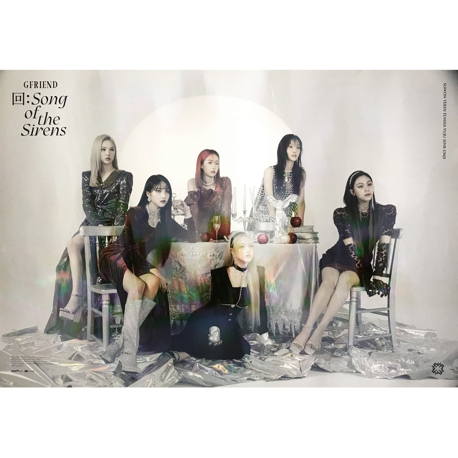 여자친구 | GFRIEND | 9TH MINI ALBUM [ 回:SONG OF THE SIRENS ] | (APPLE VER.) POSTER ONLY