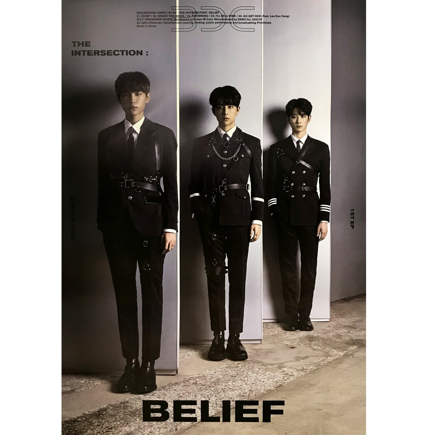 비디씨 | BDC | 1ST MINI ALBUM [ THE INTERSECTION: BELIEF ] | (MOON VER.) POSTER ONLY