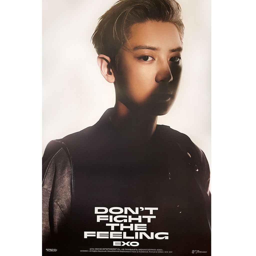 엑소 | EXO | SPECIAL ALBUM [ DON'T FIGHT THE FEELING ] | (JEWEL CASE - CHANYEOL VER.) POSTER ONLY
