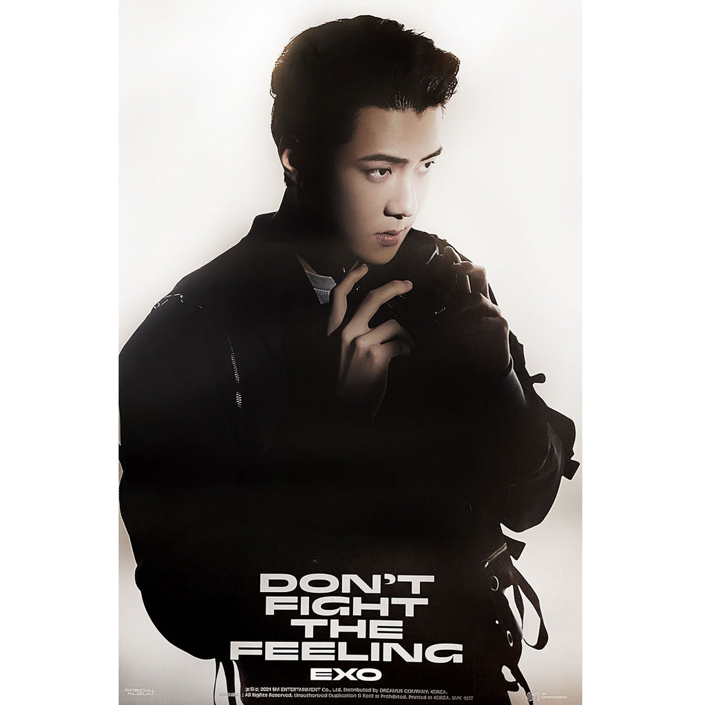 엑소 | EXO | SPECIAL ALBUM [ DON'T FIGHT THE FEELING ] | (JEWEL CASE - SEHUN VER.) POSTER ONLY