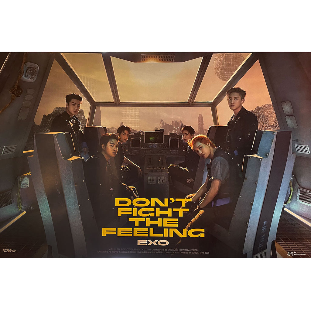 엑소 | EXO | SPECIAL ALBUM [ DON'T FIGHT THE FEELING ] | (PHOTO BOOK VER.2) POSTER ONLY