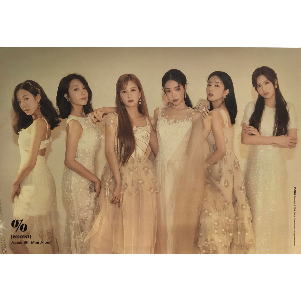 MUSIC PLAZA Poster B 에이핑크 | A PINK | 8th mini - PERCENT | POSTER