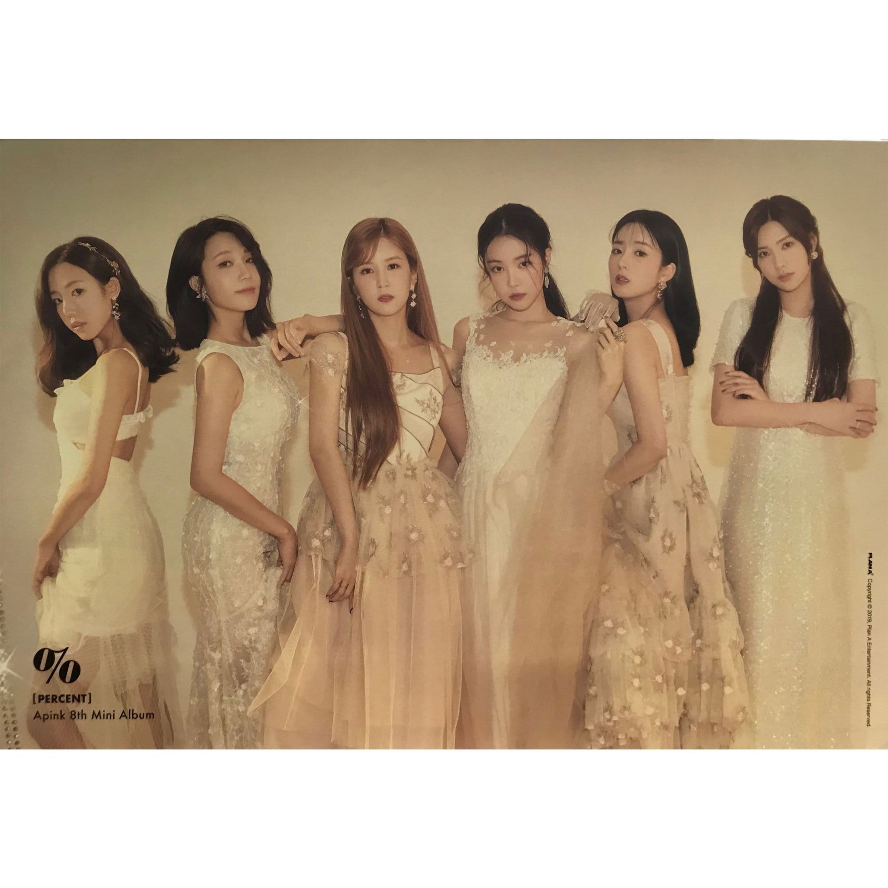 MUSIC PLAZA Poster B 에이핑크 | A PINK | 8th mini - PERCENT | POSTER