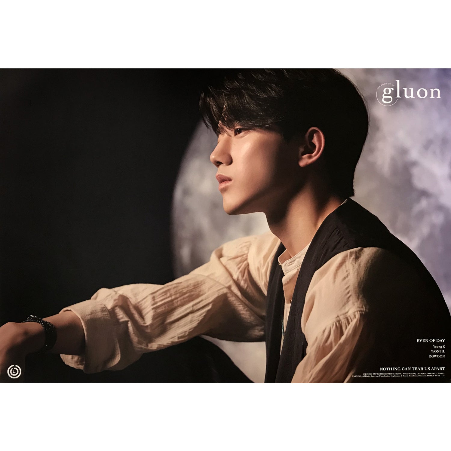데이식스 | DAY6 EVEN OF DAY | 1ST MINI ALBUM [ THE BOOK OF US: GLUON ] | (DOWOON VER.) POSTER ONLY