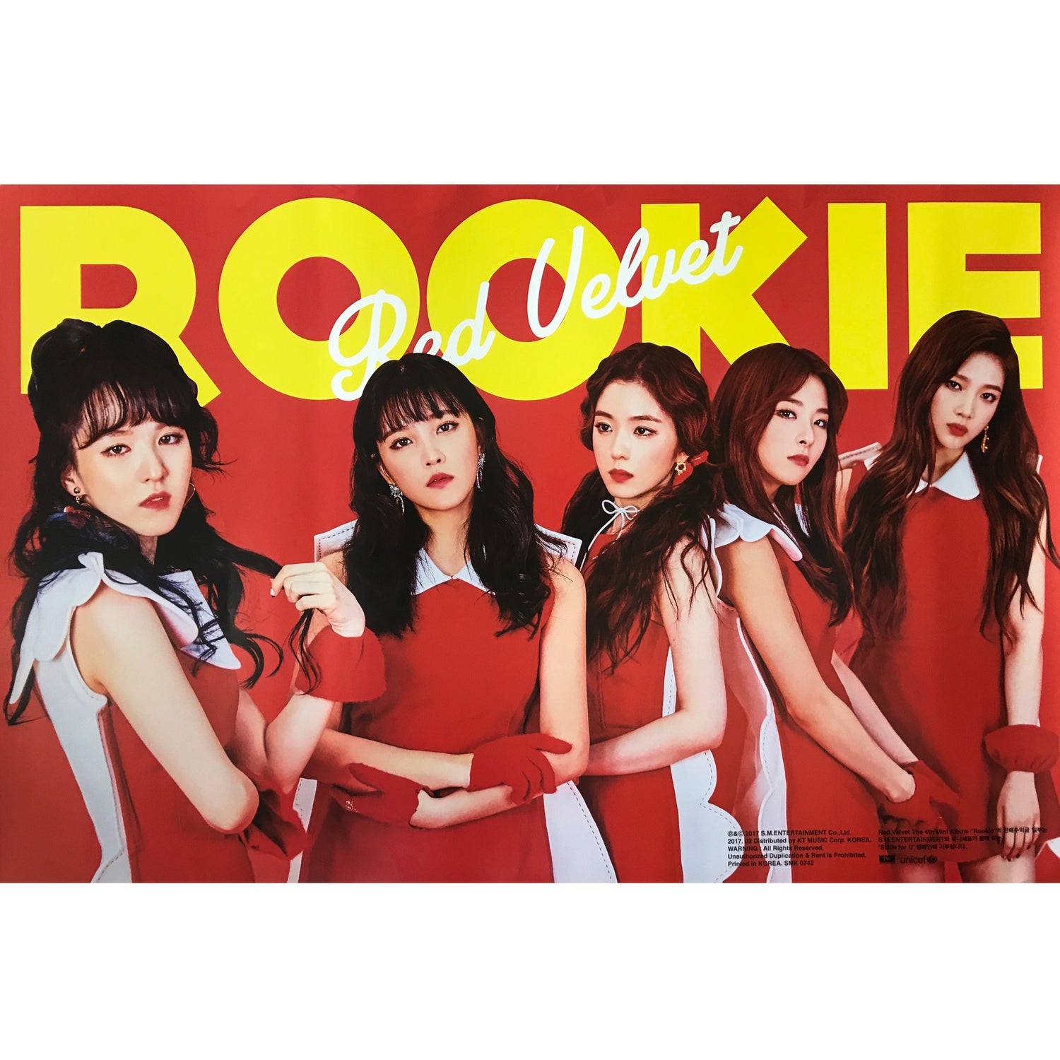 레드벨벳 | RED VELVET | 4TH MINI ALBUM [ ROOKIE ] | POSTER ONLY