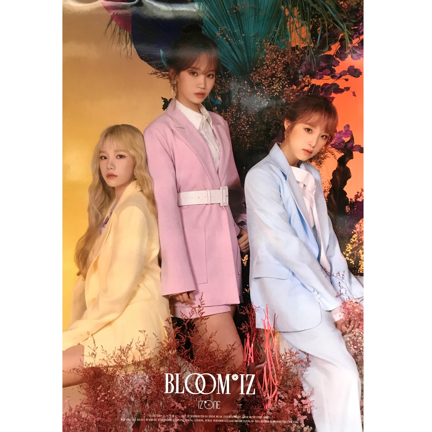 아이즈원 | IZ*ONE | 1ST ALBUM [ BLOOM*IZ ] | (UNIT A VER.) POSTER ONLY