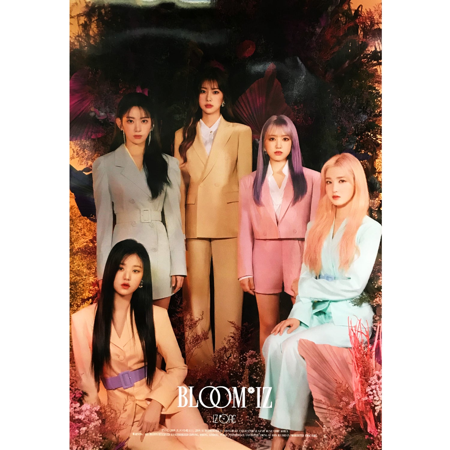 아이즈원 | IZ*ONE | 1ST ALBUM [ BLOOM*IZ ] | (UNIT C VER.) POSTER ONLY