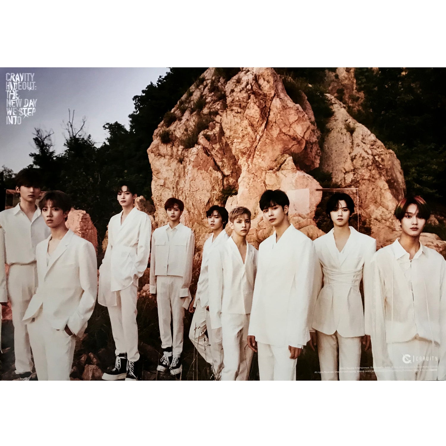 크래비티 | CRAVITY | 2ND MINI ALBUM [ SEASON 2. HIDEOUT: THE NEW DAY WE STEP INTO ] | (VERSION 2) POSTER ONLY