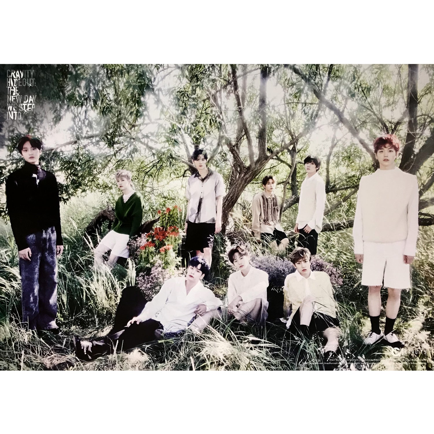 크래비티 | CRAVITY | 2ND MINI ALBUM [ SEASON 2. HIDEOUT: THE NEW DAY WE STEP INTO ] | (VERSION 3) POSTER ONLY