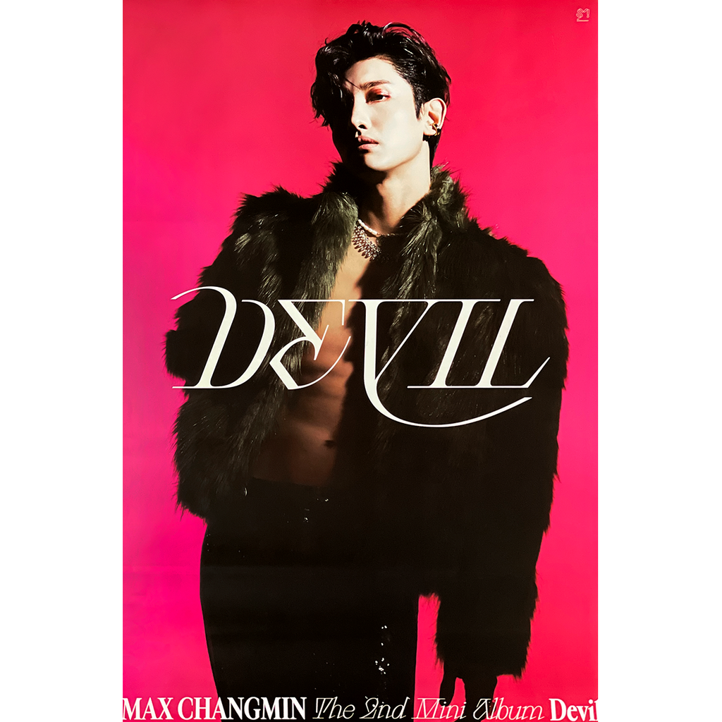 최강창민 | MAX | 2ND MINI ALBUM [ DEVIL ] | (RED VER.) POSTER ONLY