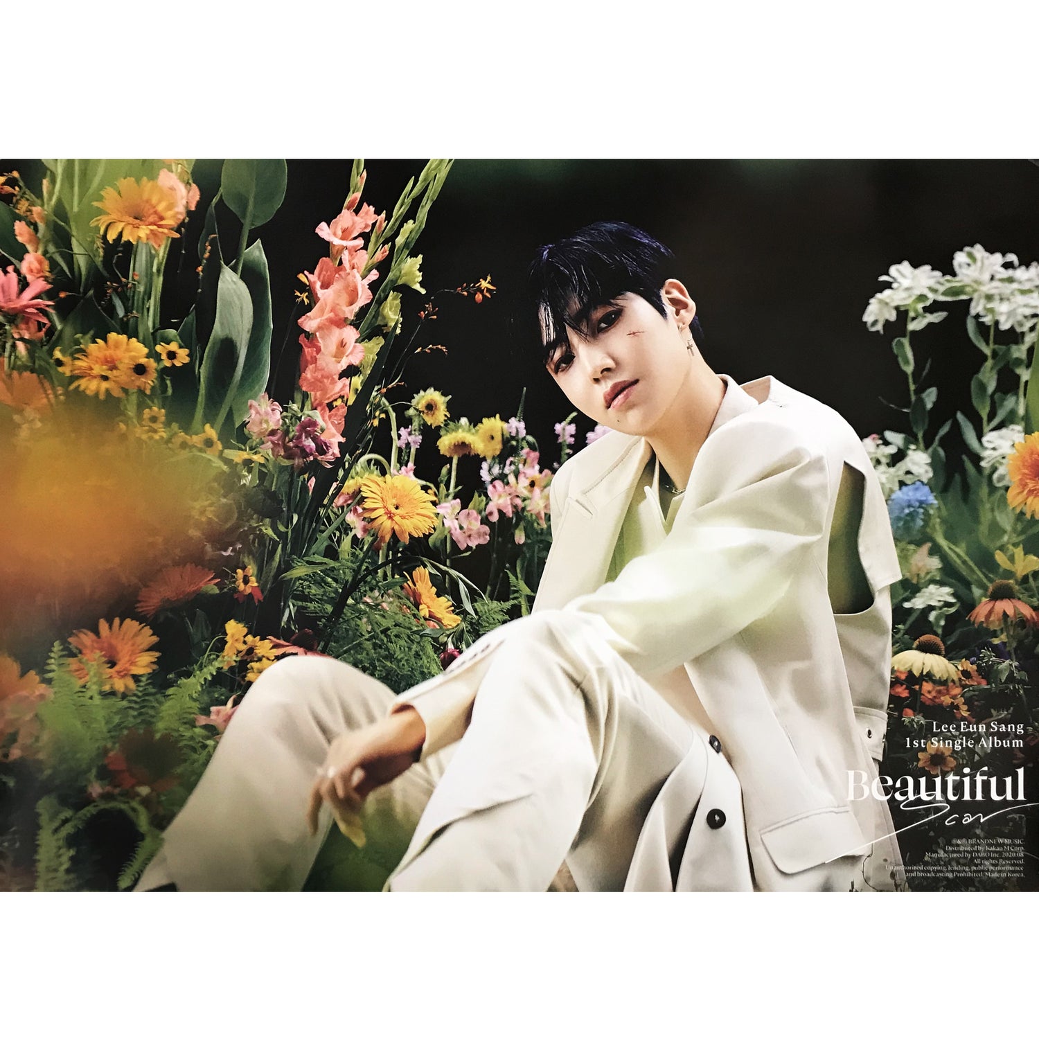 이은상 | LEE EUNSANG | 1ST SINGLE ALBUM [ BEAUTIFUL SCAR ] | (BEAUTIFUL VER.) POSTER ONLY