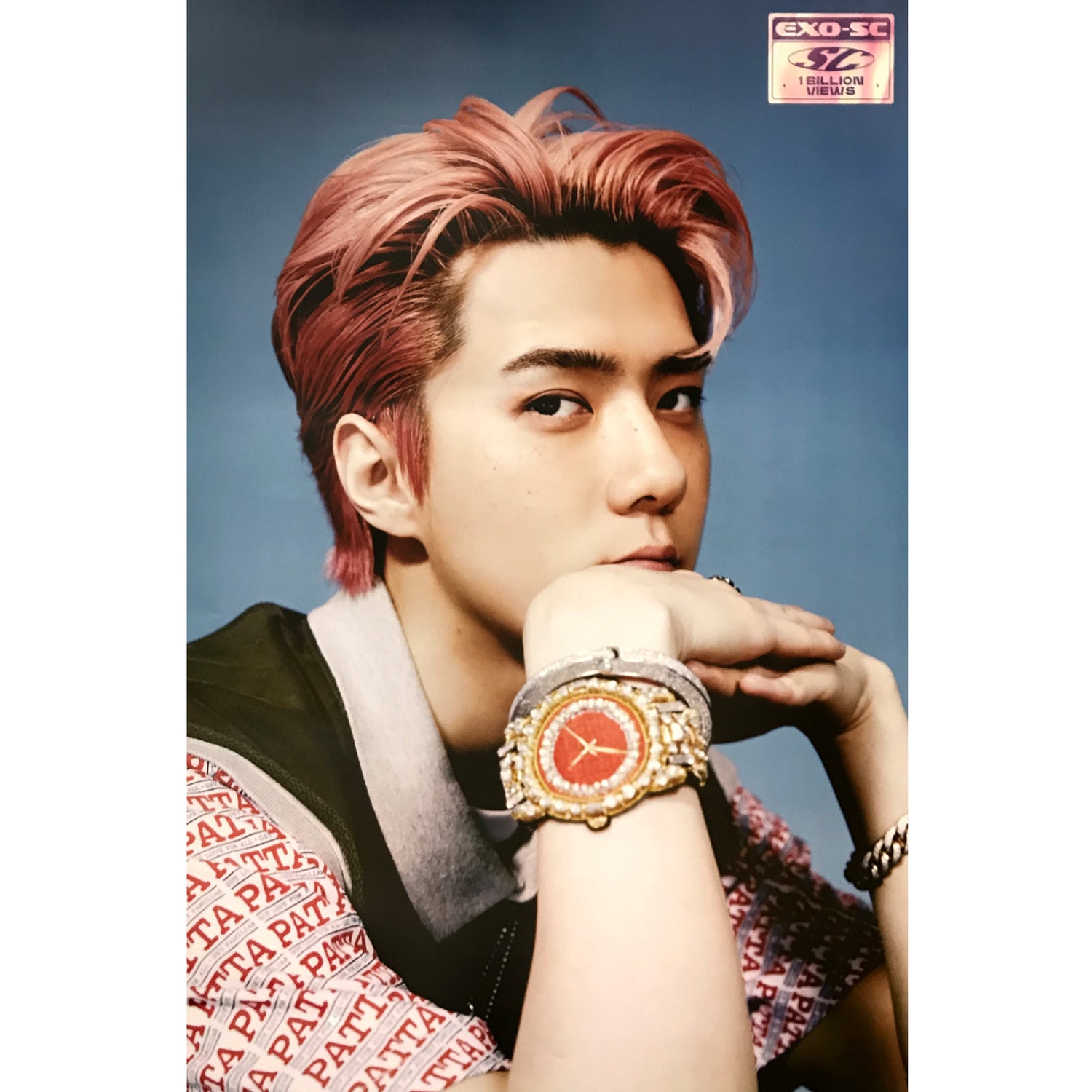 세훈 & 찬열 | EXO-SC | 1ST ALBUM [ 1 BILLION VIEWS ] | (OCEAN VIEW VER.) POSTER ONLY