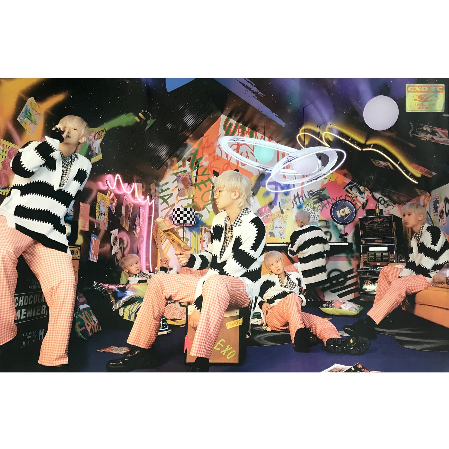 세훈 & 찬열 | EXO-SC | 1ST ALBUM [ 1 BILLION VIEWS ] | (KIHNO - PARK VIEW VER.) POSTER ONLY