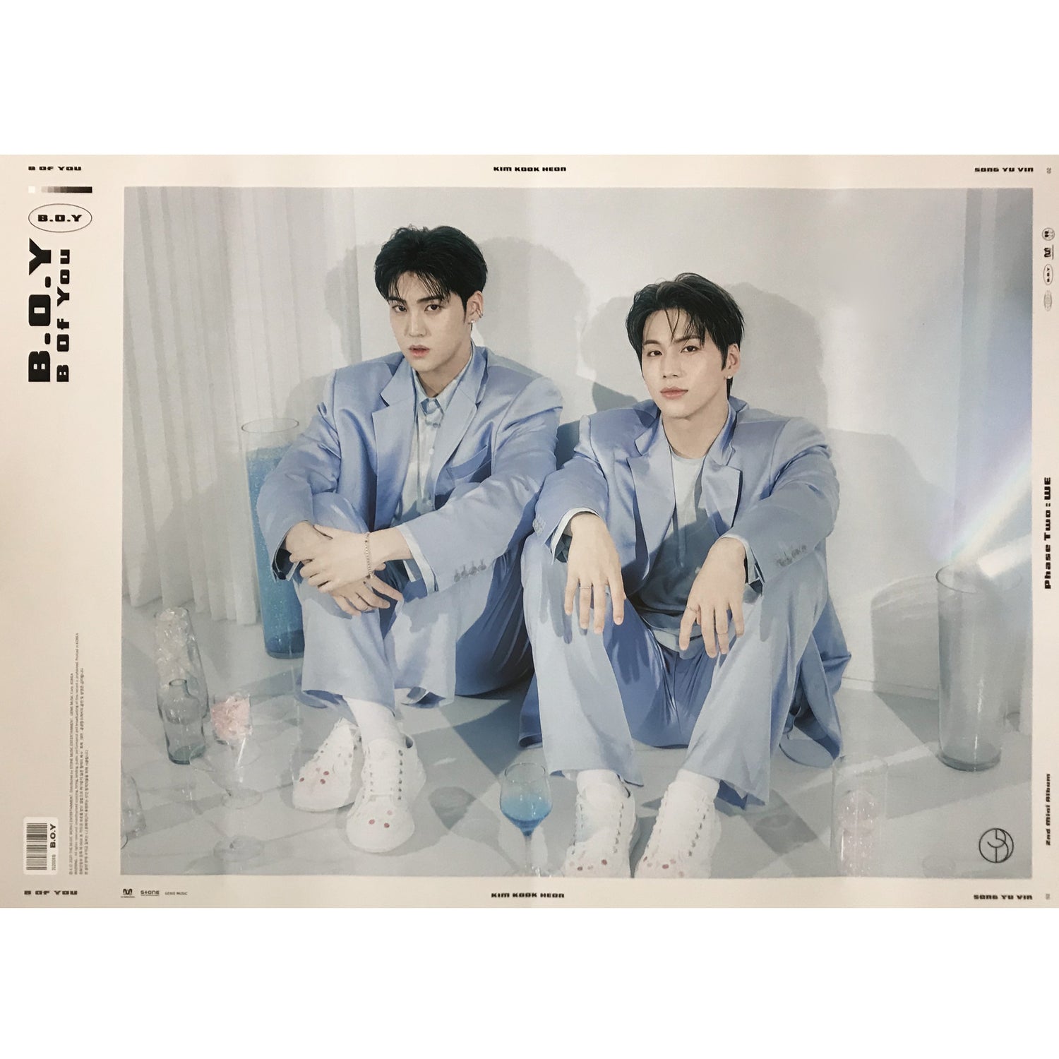 비오브유 | B.O.Y | 2ND MINI ALBUM [ PHASE TWO: WE ] | (HARMONY VER.) POSTER ONLY