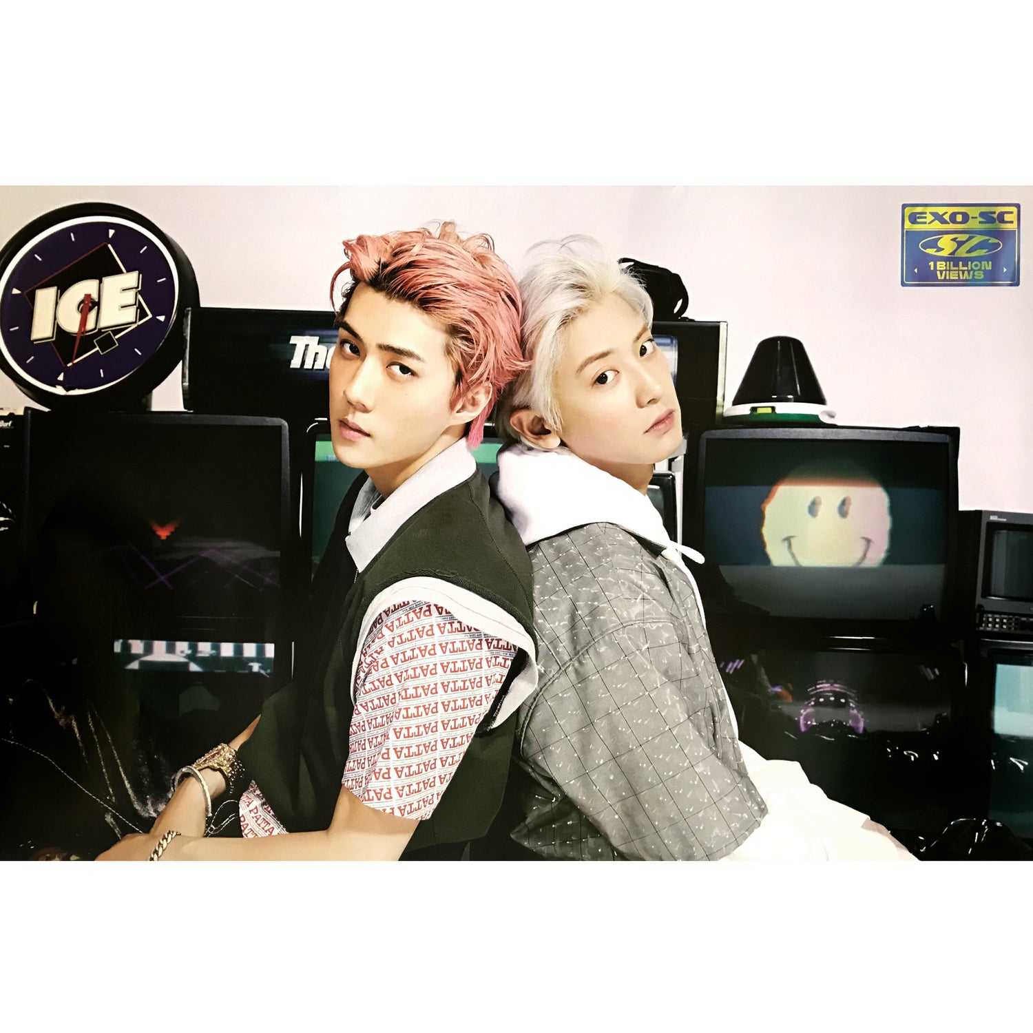 세훈 & 찬열 | EXO-SC | 1ST ALBUM [ 1 BILLION VIEWS ] | (PARADISE VER.) POSTER ONLY