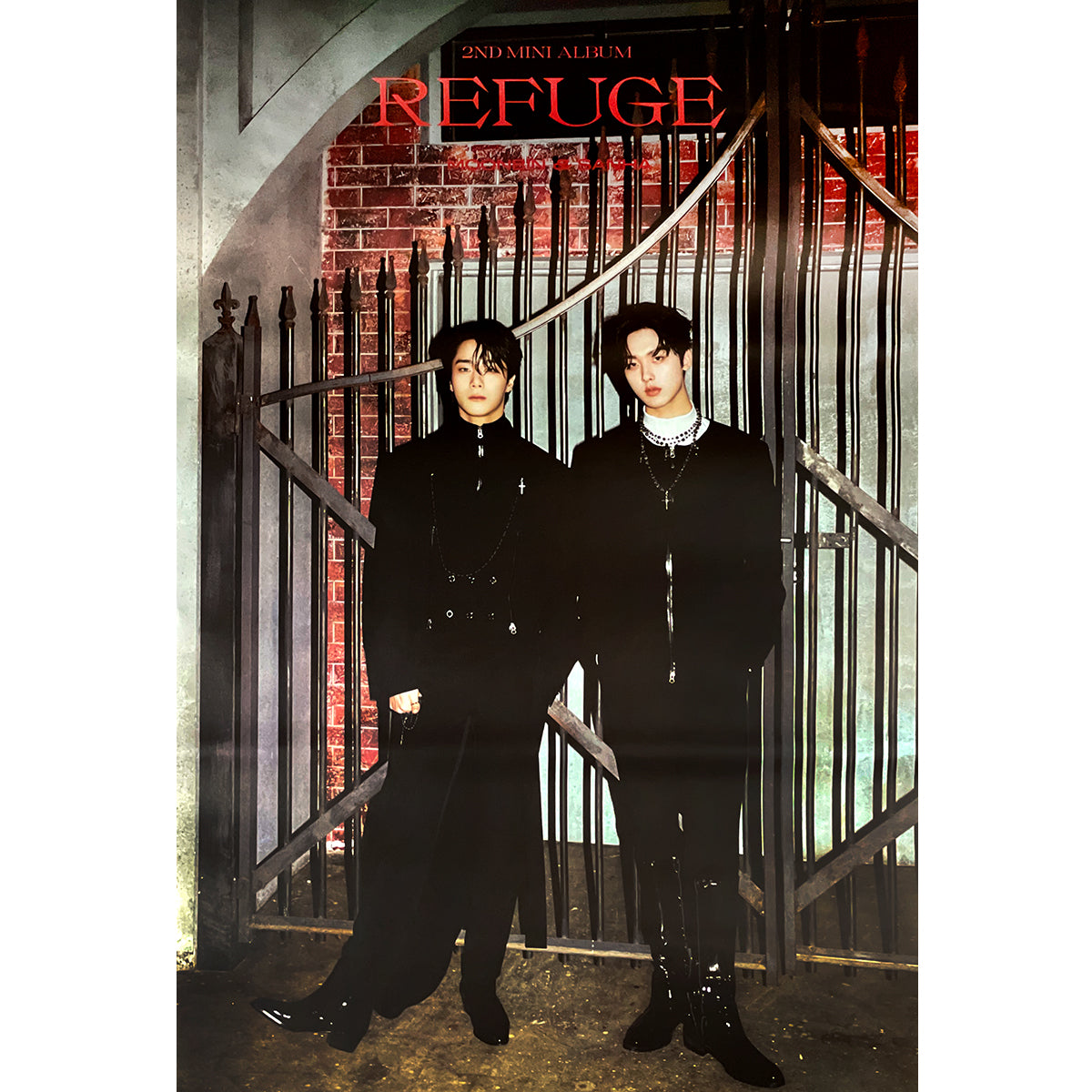문빈 & 산하 | MOONBIN & SANHA | 2ND MINI ALBUM [ REFUGE ] | (THE WEST VER.) POSTER ONLY