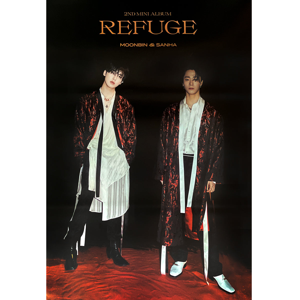 문빈 & 산하 | MOONBIN & SANHA | 2ND MINI ALBUM [ REFUGE ] | (THE EAST VER.) POSTER ONLY