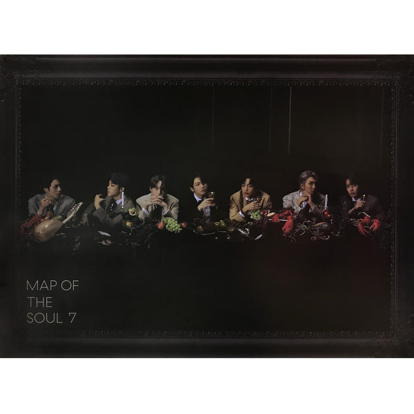 BTS POSTER | 4TH ALBUM [ MAP OF THE SOUL: 7 ] | (C VER.) - Music Plaza