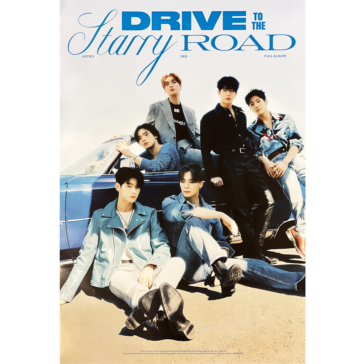 아스트로 | ASTRO | 3RD ALBUM [ DRIVE TO THE STARRY ROAD ] | (DRIVE VER.) POSTER ONLY