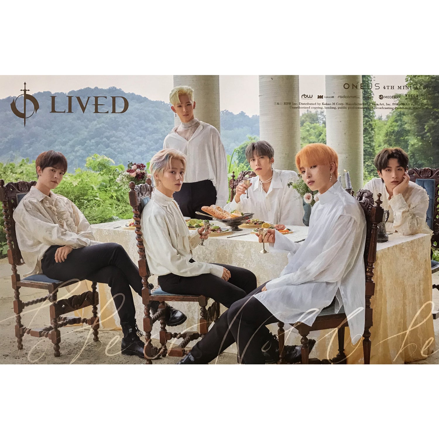 원어스 | ONEUS | 4TH MINI ALBUM [ LIVED ] | (A VER.) POSTER ONLY
