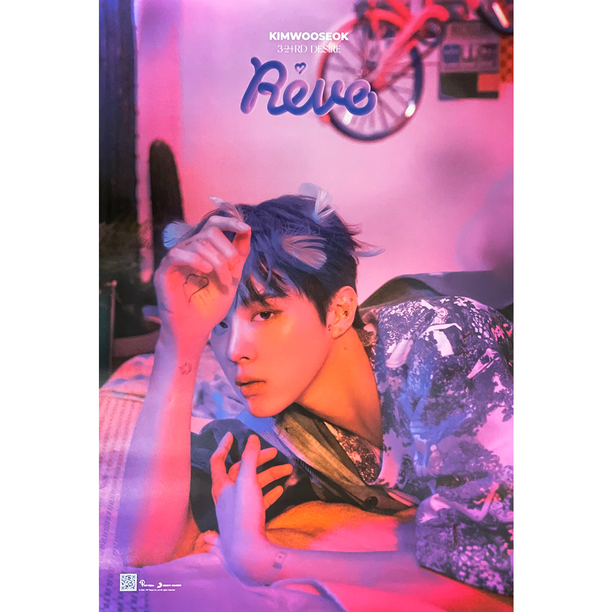 김우석 | KIM WOOSEOK | [ 3RD DESIRE (REVE) ] | (BIBBIDI VER.) POSTER ONLY