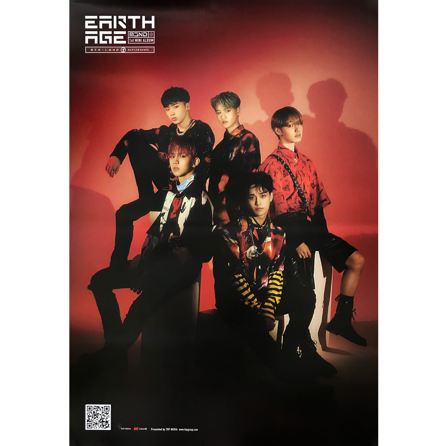 엠씨엔디 | MCND | 1ST MINI ALBUM [ EARTH AGE ] | (EARTH VER.) POSTER ONLY