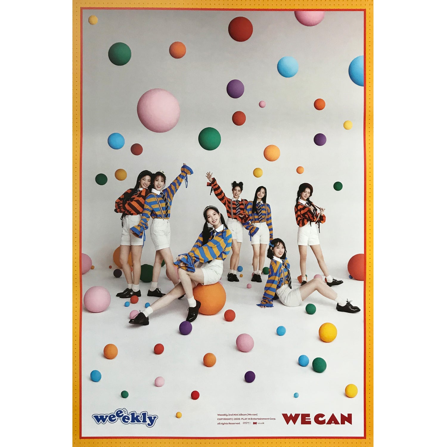 위클리 | WEEEKLY | 2ND MINI ALBUM [ WE CAN ] | (ORB VER.) POSTER ONLY