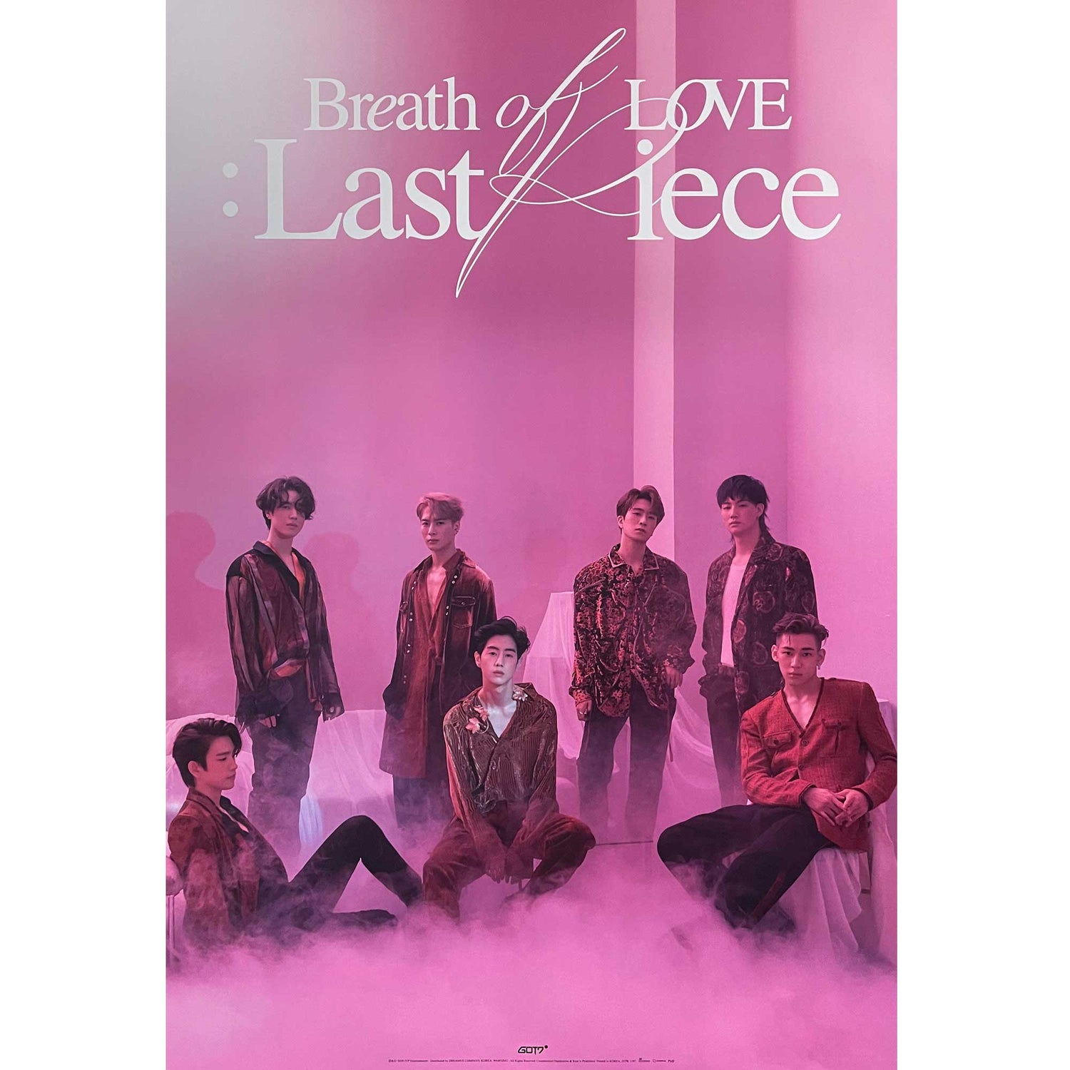 갓세븐 | GOT7 | 4TH ALBUM [ BREATH OF LOVE: LAST PIECE ] | (C VER.) POSTER ONLY