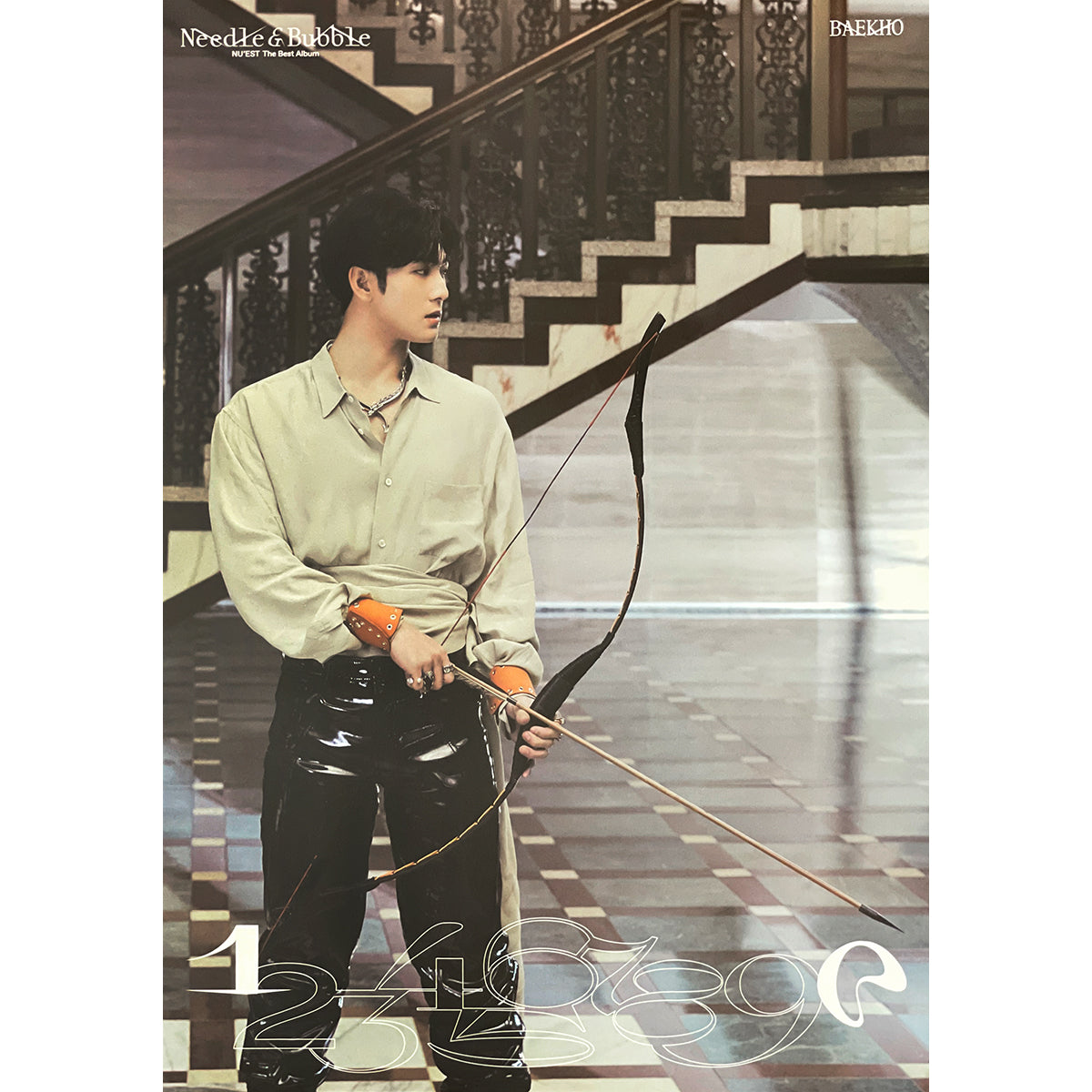 뉴이스트 | NU'EST | THE BEST ALBUM [ NEEDLE & BUBBLE ] | (BAEKHO) POSTER ONLY