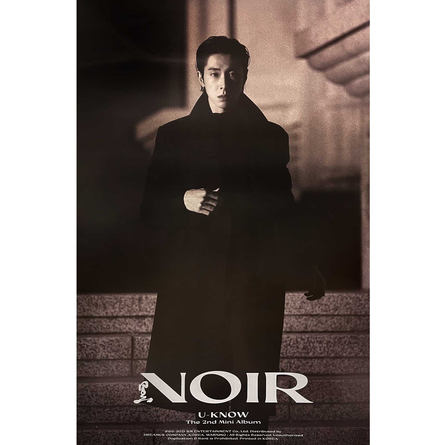 유노윤호 | U-KNOW | 2ND MINI ALBUM [ NOIR ] | (CRANK IN - A VER.) POSTER ONLY