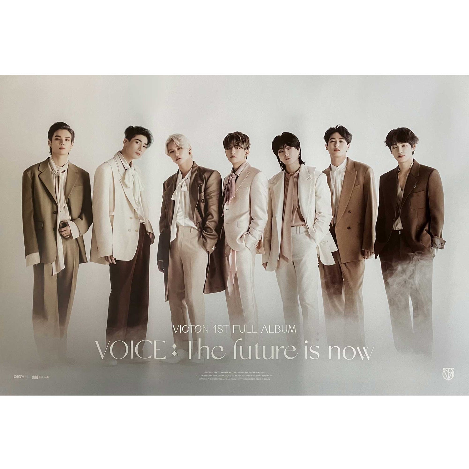 빅톤 | VICTON | 1ST ALBUM [ VOICE: THE FUTURE IS NOW ] | (E VER.) POSTER ONLY