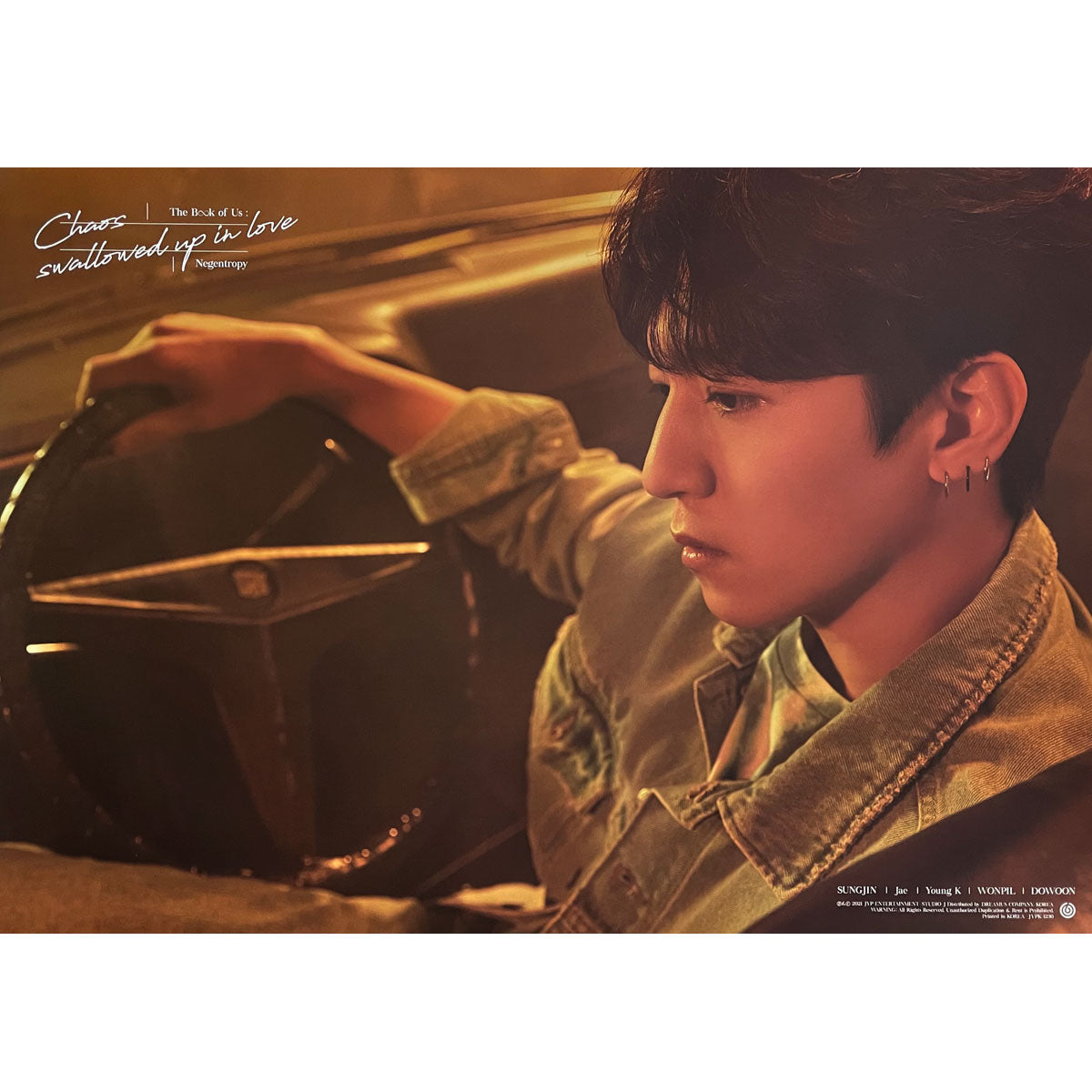 데이식스 | DAY6 | 7TH MINI ALBUM [ THE BOOK OF US: NEGENTROPY ] | (SUNGJIN VER.) POSTER ONLY