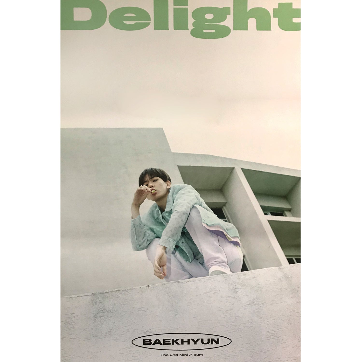 백현 | BAEKHYUN | 2ND MINI ALBUM [ DELIGHT ] | (MINT VER.) POSTER ONLY