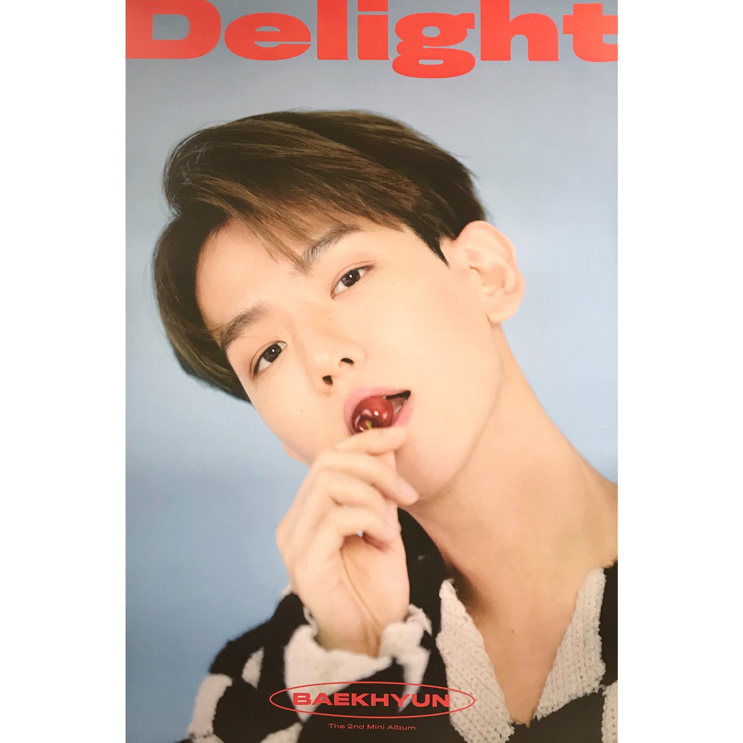 백현 | BAEKHYUN | 2ND MINI ALBUM [ DELIGHT ] | (CHEMISTRY - A VER.) POSTER ONLY