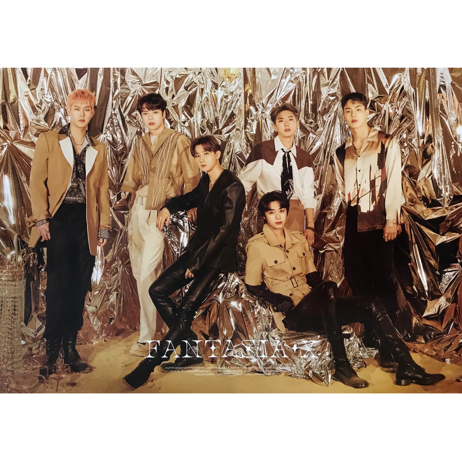 몬스타엑스 | MONSTA X | 8TH MINI ALBUM [ FANTASIA X ] | (A VER.) POSTER ONLY