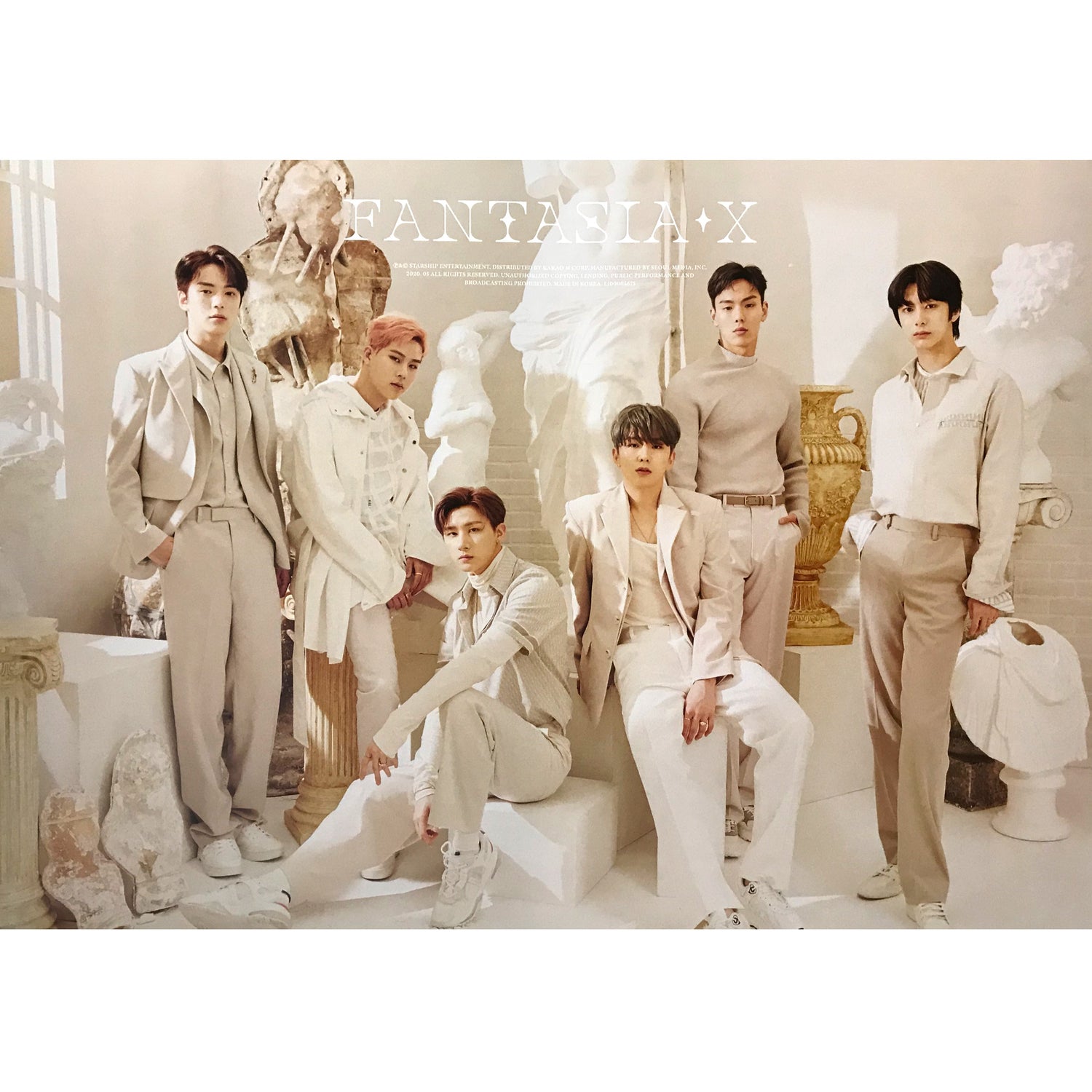 몬스타엑스 | MONSTA X | 8TH MINI ALBUM [ FANTASIA X ] | (B VER.) POSTER ONLY