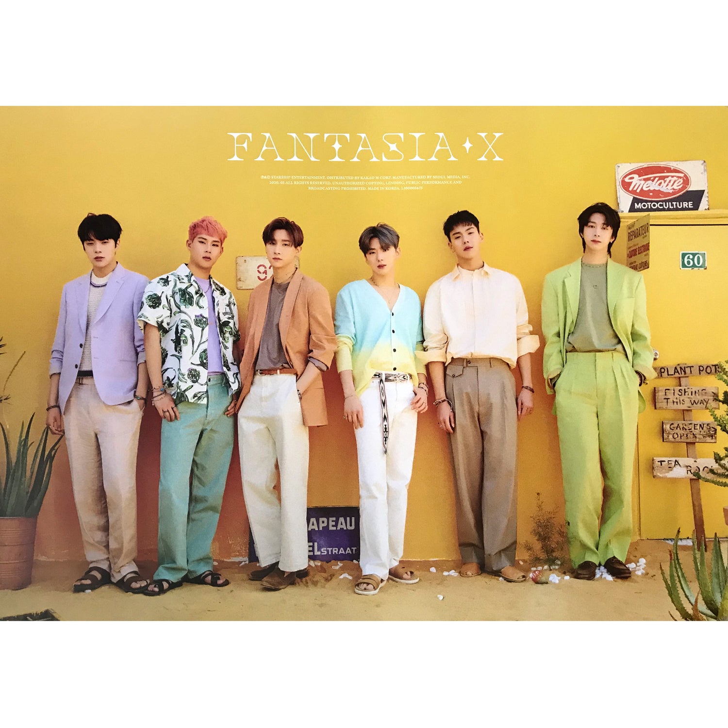 몬스타엑스 | MONSTA X | 8TH MINI ALBUM [ FANTASIA X ] | (C VER.) POSTER ONLY