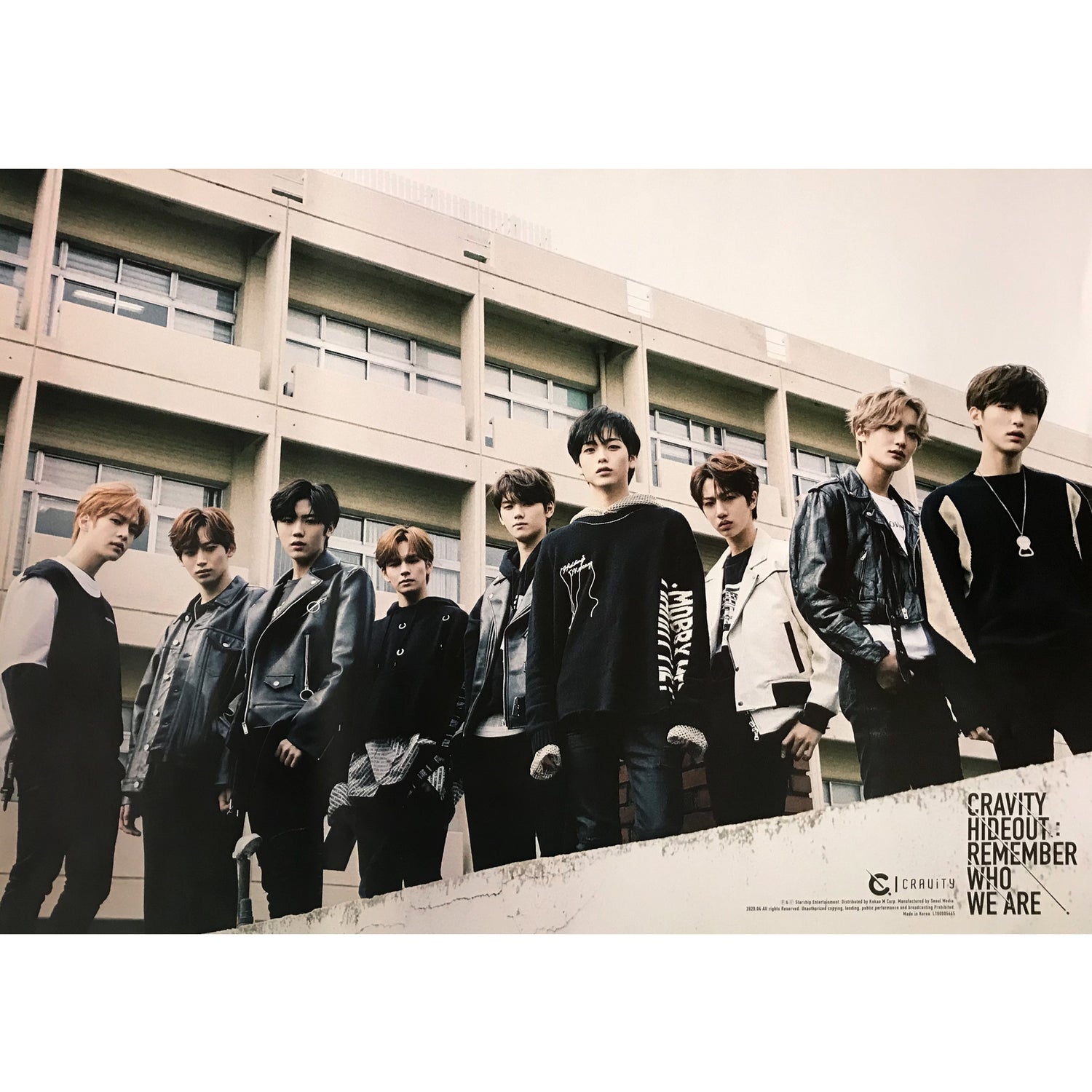 크래비티 | CRAVITY | 1ST MINI ALBUM [ SEASON 1. HIDEOUT: REMEMBER WHO WE ARE ] | (A VER.) POSTER ONLY