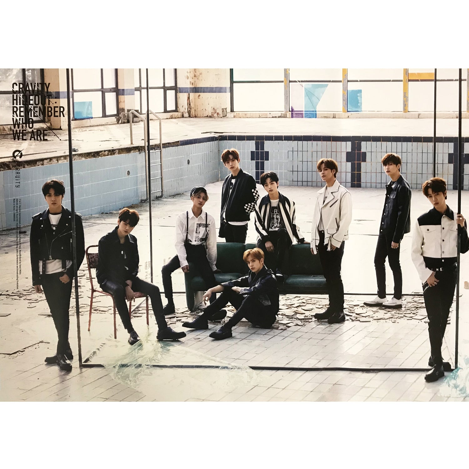 크래비티 | CRAVITY | 1ST MINI ALBUM [ SEASON 1. HIDEOUT: REMEMBER WHO WE ARE ] | (B VER.) POSTER ONLY