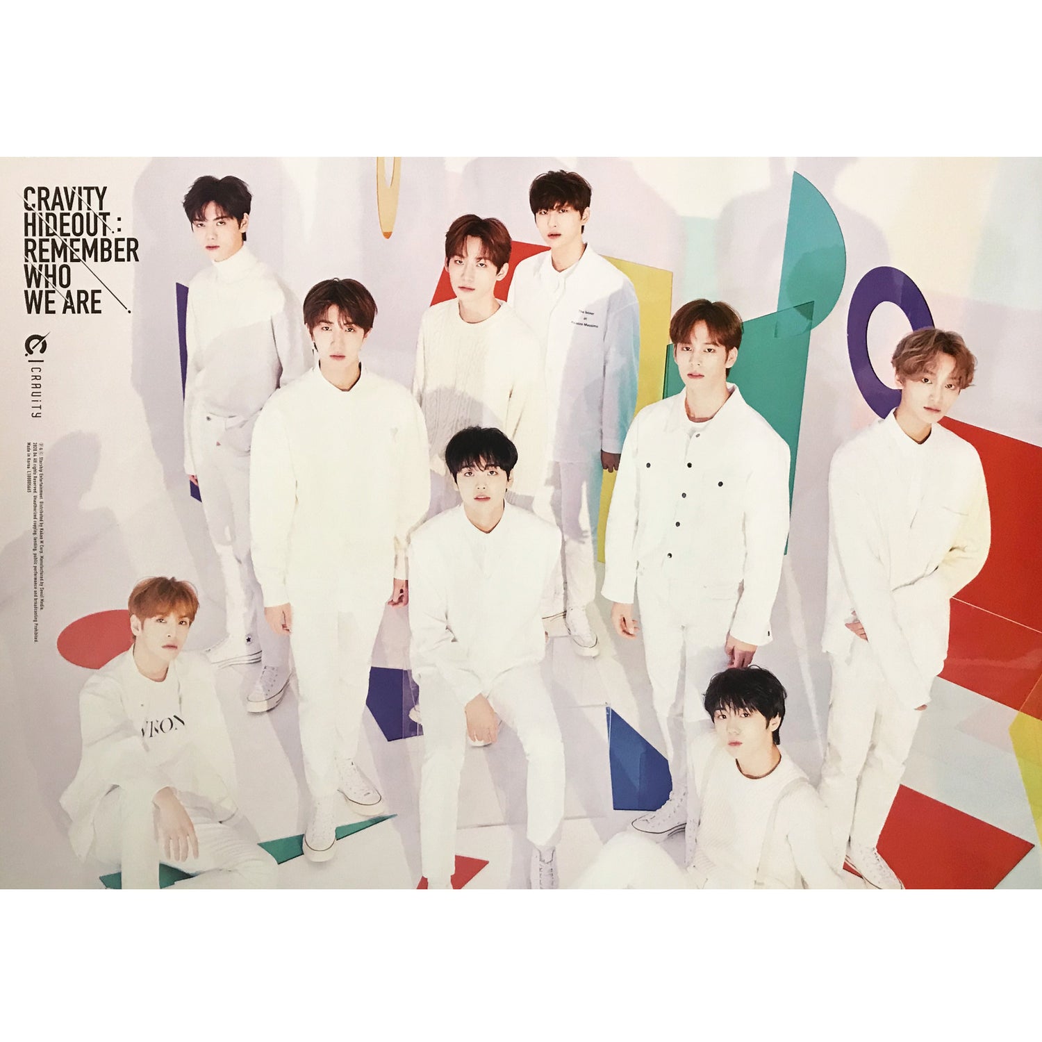 크래비티 | CRAVITY | 1ST MINI ALBUM [ SEASON 1. HIDEOUT: REMEMBER WHO WE ARE ] | (C VER.) POSTER ONLY