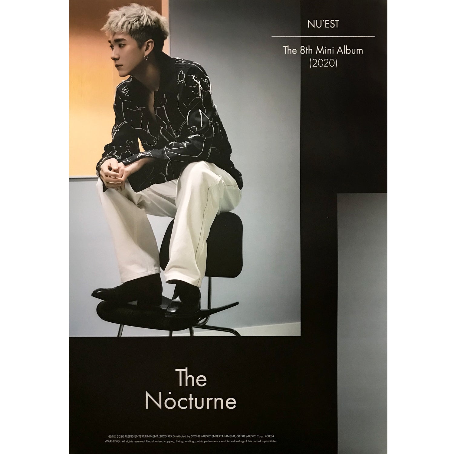 뉴이스트 | NU'EST | 8TH MINI ALBUM [ THE NOCTURNE ] | (ARON VER.) POSTER ONLY