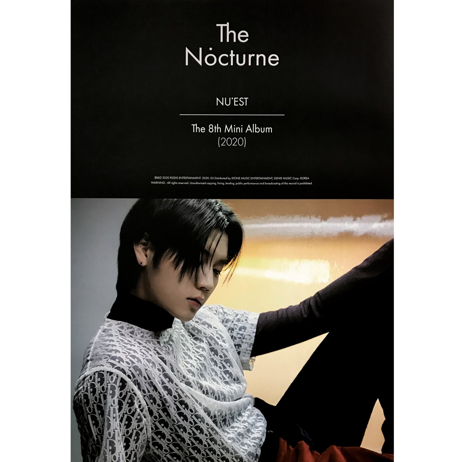 뉴이스트 | NU'EST | 8TH MINI ALBUM [ THE NOCTURNE ] | (REN VER.) POSTER ONLY