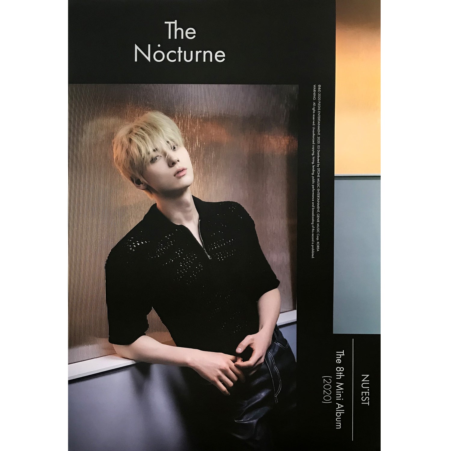 뉴이스트 | NU'EST | 8TH MINI ALBUM [ THE NOCTURNE ] | (MINHYUN VER.) POSTER ONLY